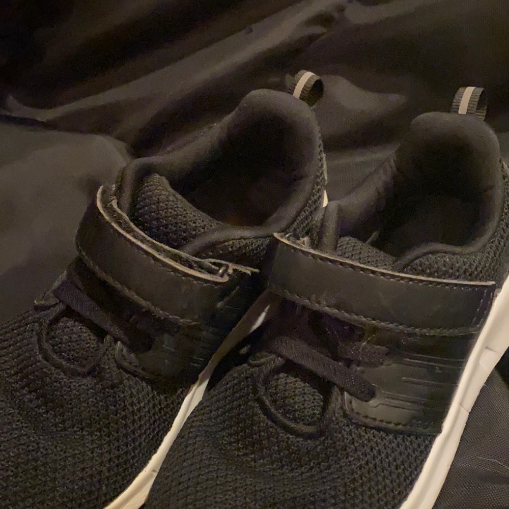 Toddler Boys Uniform Running Sneakers black